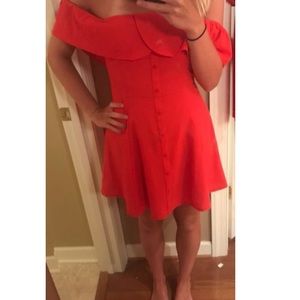 NWT sugar lips off the shoulder dress